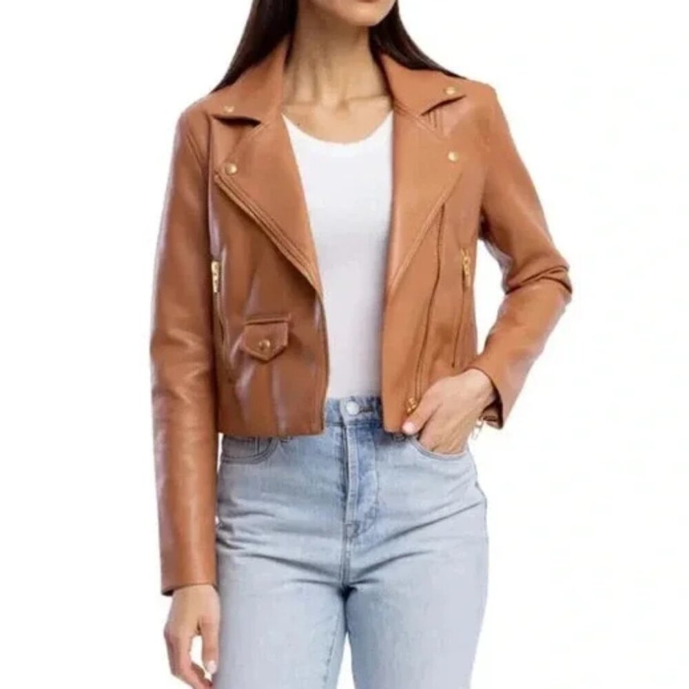 BlankNYC NWT Faux Leather Moto Jacket Sz Medium - Picture 2 of 8